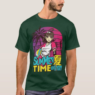 Camiseta Anime Girl Japanime manga japonesa linda otaku
