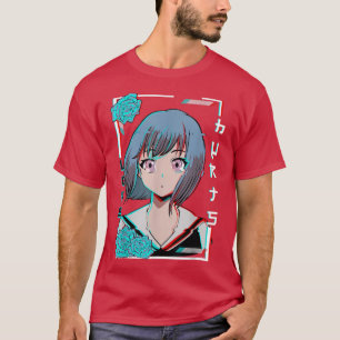 Camiseta Anime Girl Japonesa Aestética Waifu Otaku Weeb Art