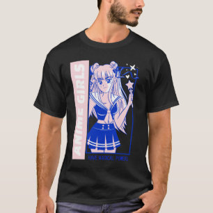 Camiseta Anime Girl Magical Powers