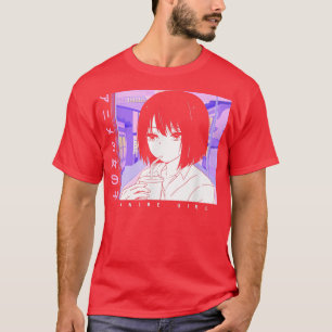Camiseta Anime Girl Waifu Japonesa Aestética Kawaii Girl Ot