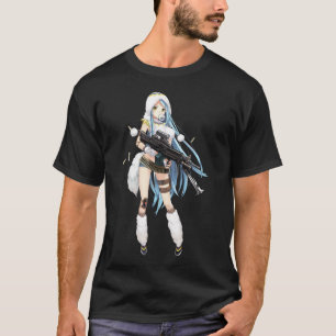 Camiseta Anime Girl With Gun