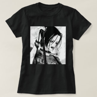 Camiseta Anime Gótica Aestética Waifu Japonês Otaku