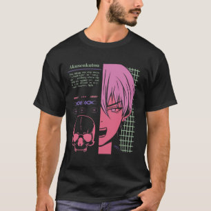 Camiseta Anime Grunge Japonês