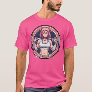 Camiseta Anime Gym Girl