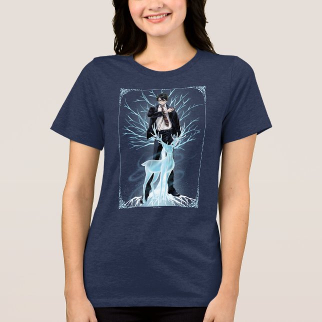 Camiseta Anime HARRY POTTER™ Stag Patronus (Frente)