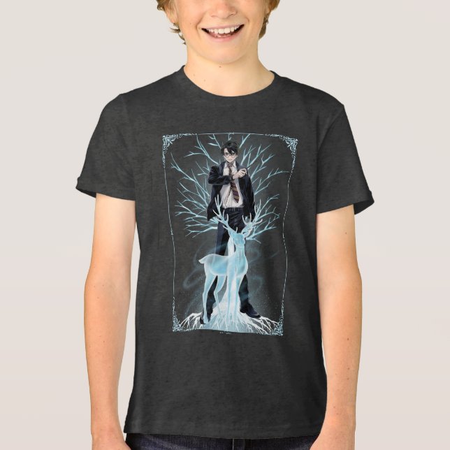 Camiseta Anime HARRY POTTER™ Stag Patronus (Frente)