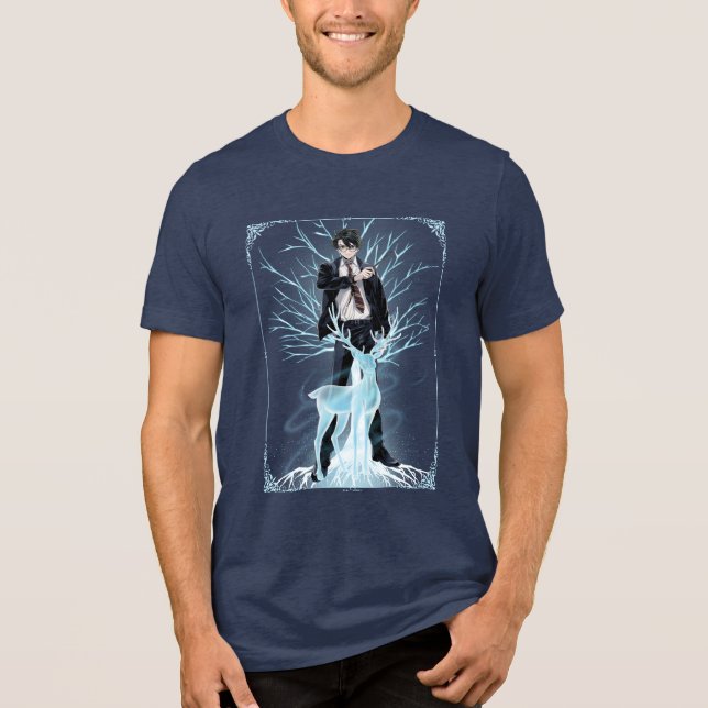 Camiseta Anime HARRY POTTER™ Stag Patronus (Frente)