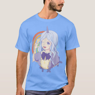Camiseta Anime Japan Girl Fabulosa Unicorn