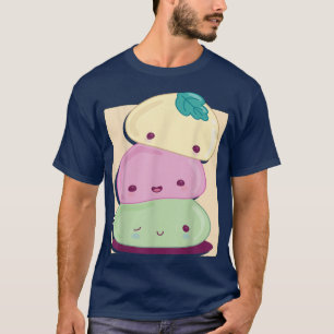 Camiseta Anime Japonês Bonito da Comida Kawaii