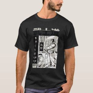 Camiseta Anime japonês Bushido Samurai Warrior Katana Mial
