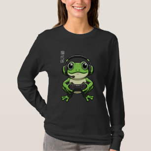 Camiseta Anime Japonês Gamer Sapo Arte Garoto Engraçado Jog