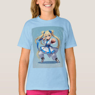 Camiseta Anime Karate Girl