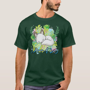 Camiseta Anime Kawaii Bonito Inverno FoSnowJaponês