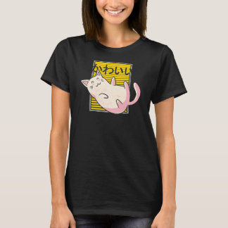 Camiseta Anime Kawaii Japonês Catcats Vaporwave