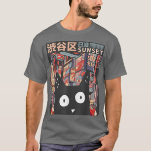 Camiseta Anime Kitten Neko Japan Manga Harajuku Otaku Graph