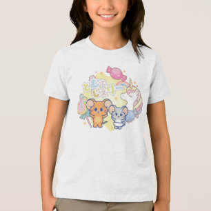 Camiseta Anime Magical Candyland com Jerry e Tuffy