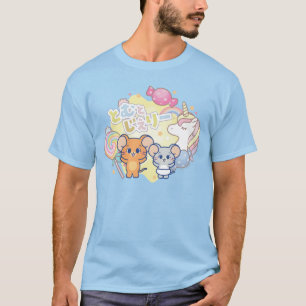 Camiseta Anime Magical Candyland com Jerry e Tuffy