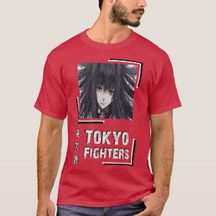 Camiseta Anime Manga Demon Otaku Girl Topo
