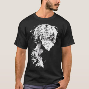 Camiseta Anime Manga Motif Desenho Trabalho de arte