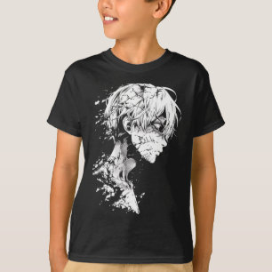 Camiseta Anime Manga Motif Desenho Trabalho de arte