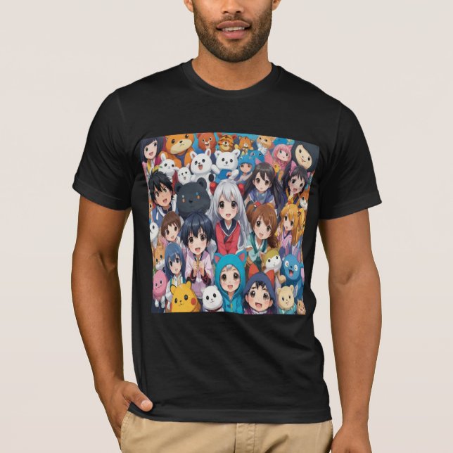 Camiseta Anime manga pop amante cartoon amante pop amante (Frente)