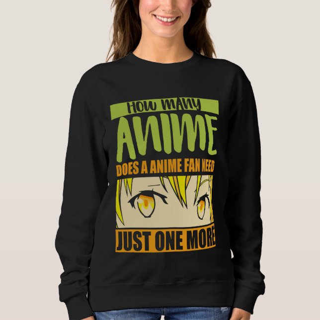 Camiseta Anime Merch - How Many Anime Does a Anime - Girl A (Frente)