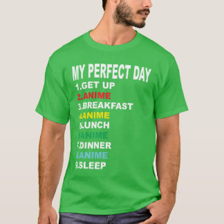 Camiseta Anime Meu Dia Perfeito Anime Série de Anime amigos