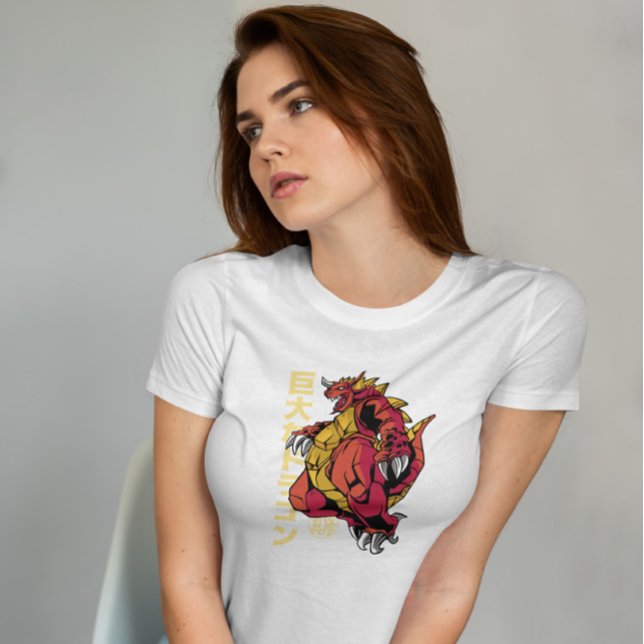 Camiseta Anime Monstro Japonês Dragão (Criador carregado)