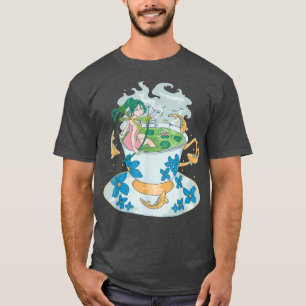 Camiseta Anime Nature Fairy Tea-Lover Cute Kawaii Fish Fant