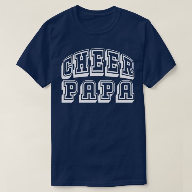 Camiseta Anime o papai para o vovô Cheerleader orgulhoso (Frente do Design)