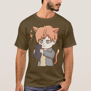 Camiseta Anime Otaku Girl - Gato Bonito - Cultura Art do Ja