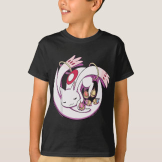 Camiseta Anime personagem de estimação Sleepy Kyubey Classi