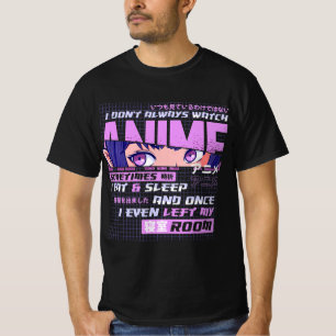 Camiseta Anime Que Eu Nem Sempre Assisto Anime Às Vezes Eu 