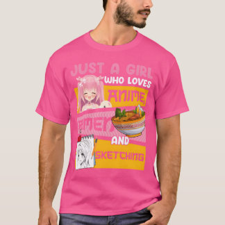 Camiseta Anime Ra E Gravura Só Quem Ama Anime Japã