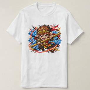 Camiseta Anime Rei Macaco Sun Wukong - Jornada ao Oeste
