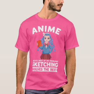 Camiseta Anime Resolve A Maioria Dos Meus Problemas Desenha