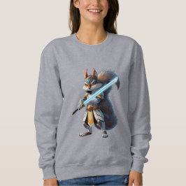 Camiseta Anime Samurai Esquilo Guerreiro