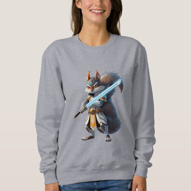 Camiseta Anime Samurai Esquilo Guerreiro (Frente)