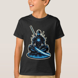 Camiseta Anime Samurai Gamer Warrior Sci-fi Cyber Punk Futu
