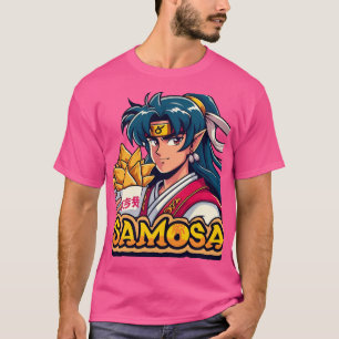 Camiseta Anime Samurai Samosa Lover Art