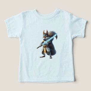 Camiseta Anime Samurai Squirrel Warrior