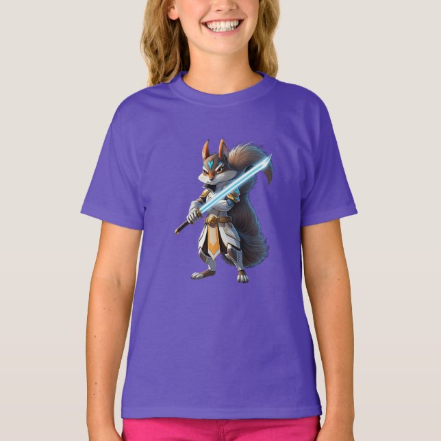 Camiseta Anime Samurai Squirrel Warrior (Frente)