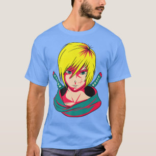 Camiseta Anime Samurais Japão Cultura Art Vaporwave Otak