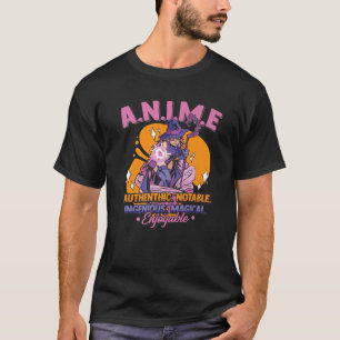 Camiseta Anime Significa Magia Autêntica Notável Ingênica