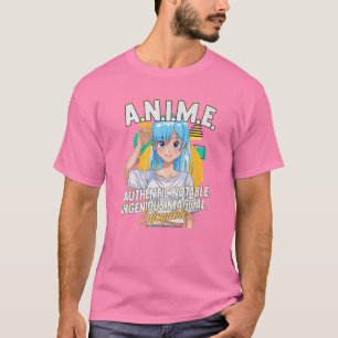 Camiseta Anime Significa Magia Autêntica Notável Ingênica