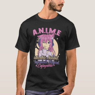 Camiseta Anime Significa Magia Autêntica Notável Ingênica