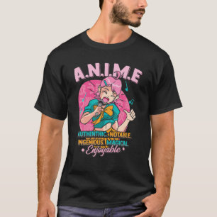 Camiseta Anime Significa Magia Autêntica Notável Ingênica