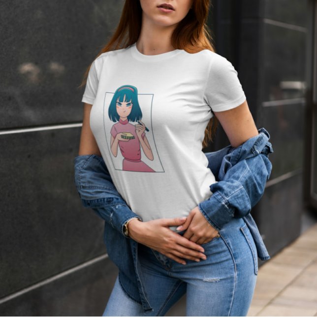Camiseta Anime Sketch Girl (Criador carregado)