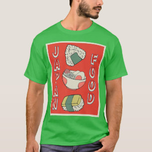 Camiseta Anime Sushi Retro Japão