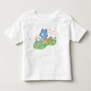 Camiseta Anime Tom, Jerry e Tuffy Picnic